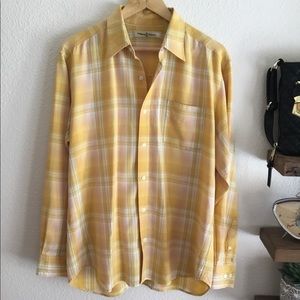 Tommy Bahama plaid long sleeve button down